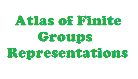 ATLAS of Finite Group Representations